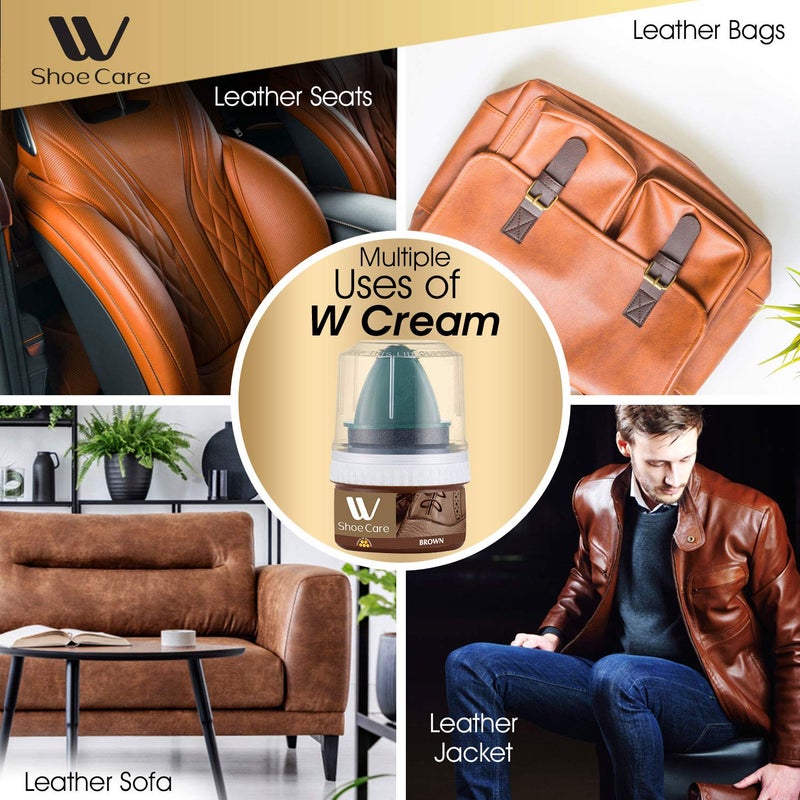 WBM Himalayan Glow WBM Shoe Care Shoe Polish, Provides Scuff Free Cleaning, Best For All Leather Types, Shoe Cleaner, Shoe Shine Kit, Pack of 3 - Image 5